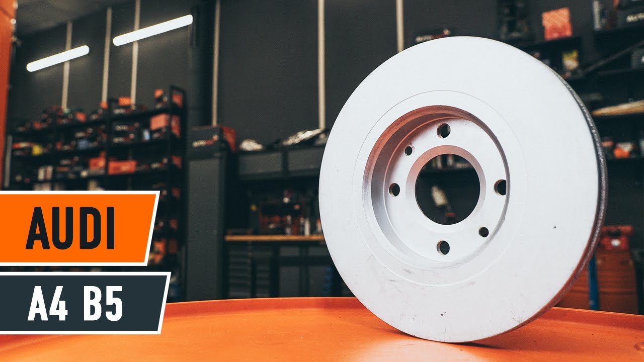 Comment remplacer des disques de frein avant et plaquettes de frein avant sur une AUDI A4 B5
