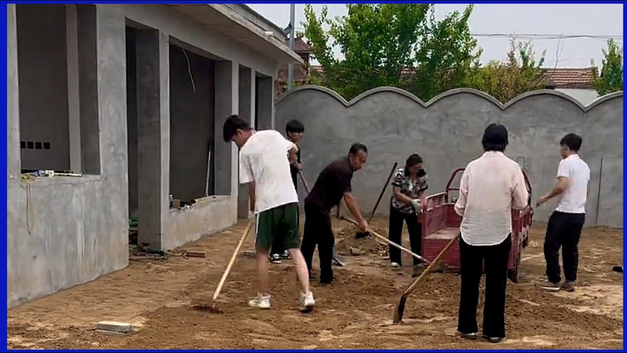 Friends returned to their hometown to buy abandoned land and build a new house together