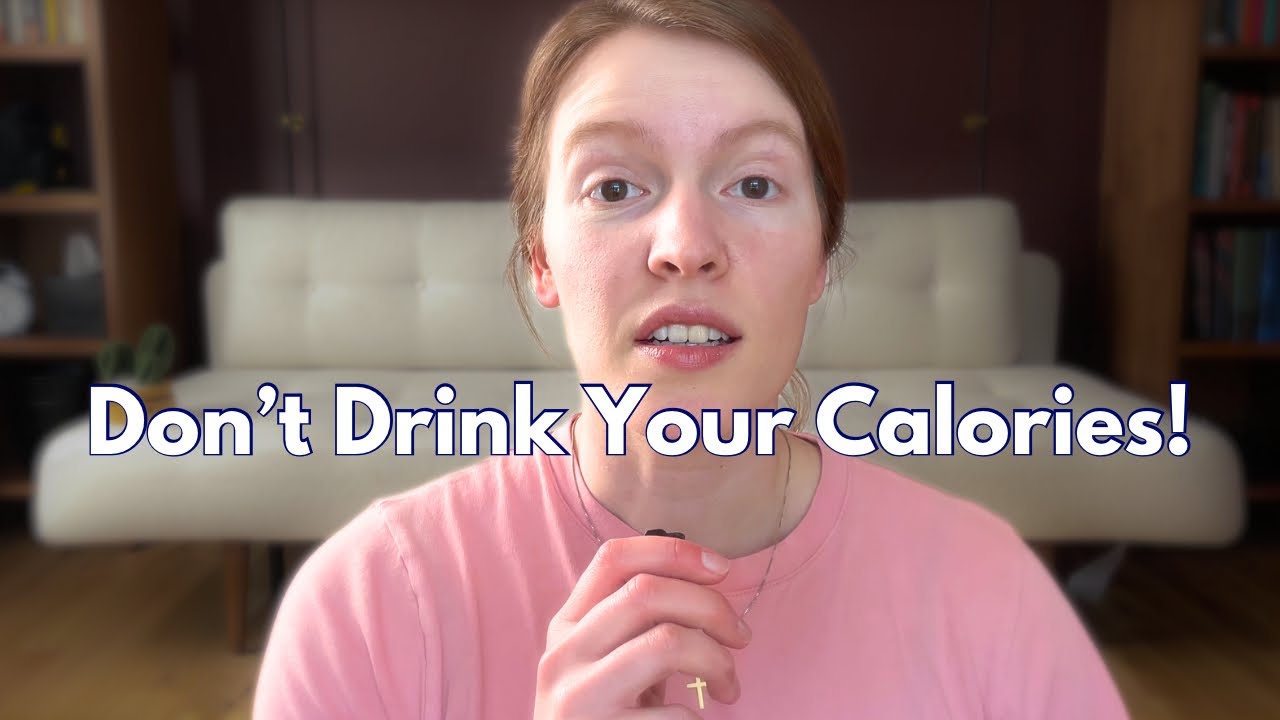 Actually, Drinking Calories Should not Make You Anxious
