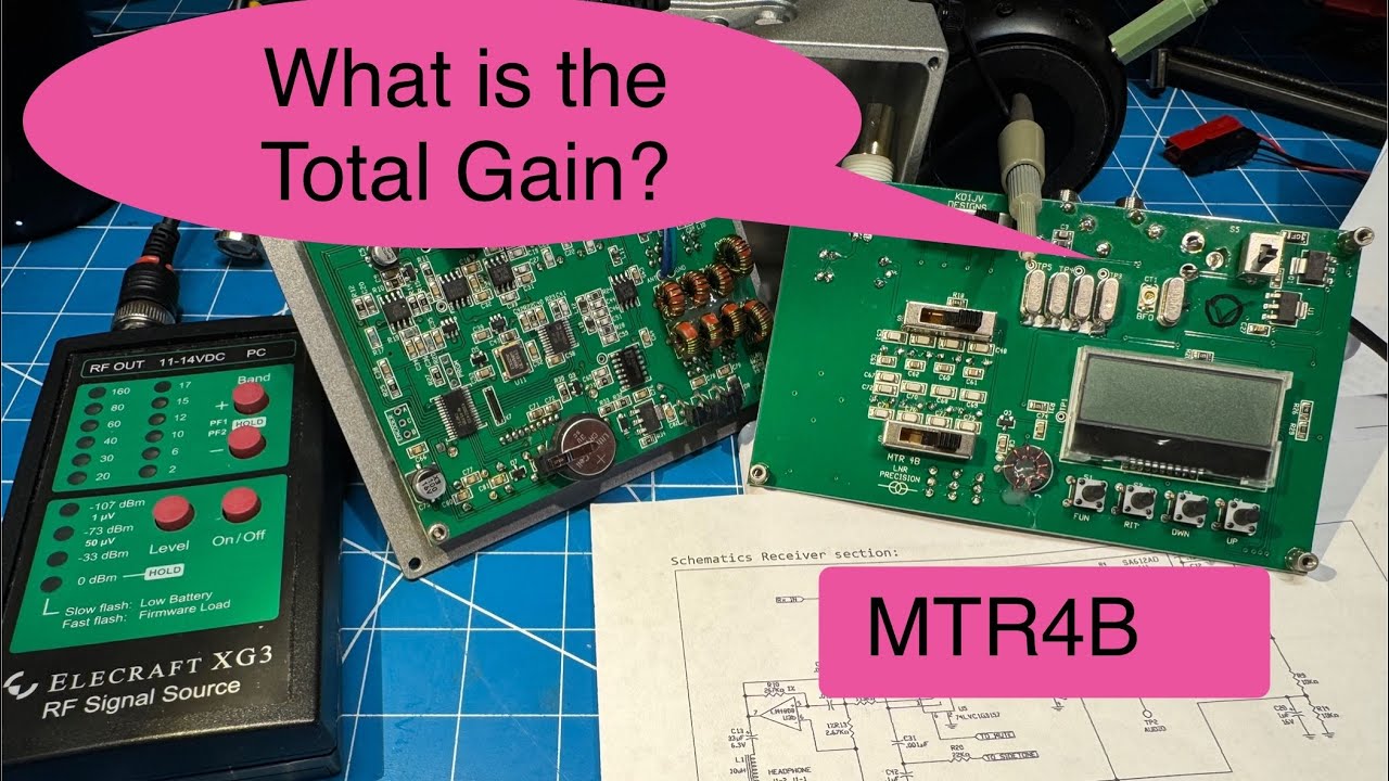 MTR4B - Measuring the output with 1uV or 50uV input #hamradio #qrp