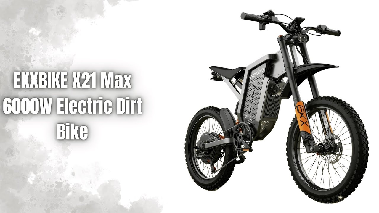 EKXBIKE X21 Max Review | 6000W Electric Dirt Bike Beast!