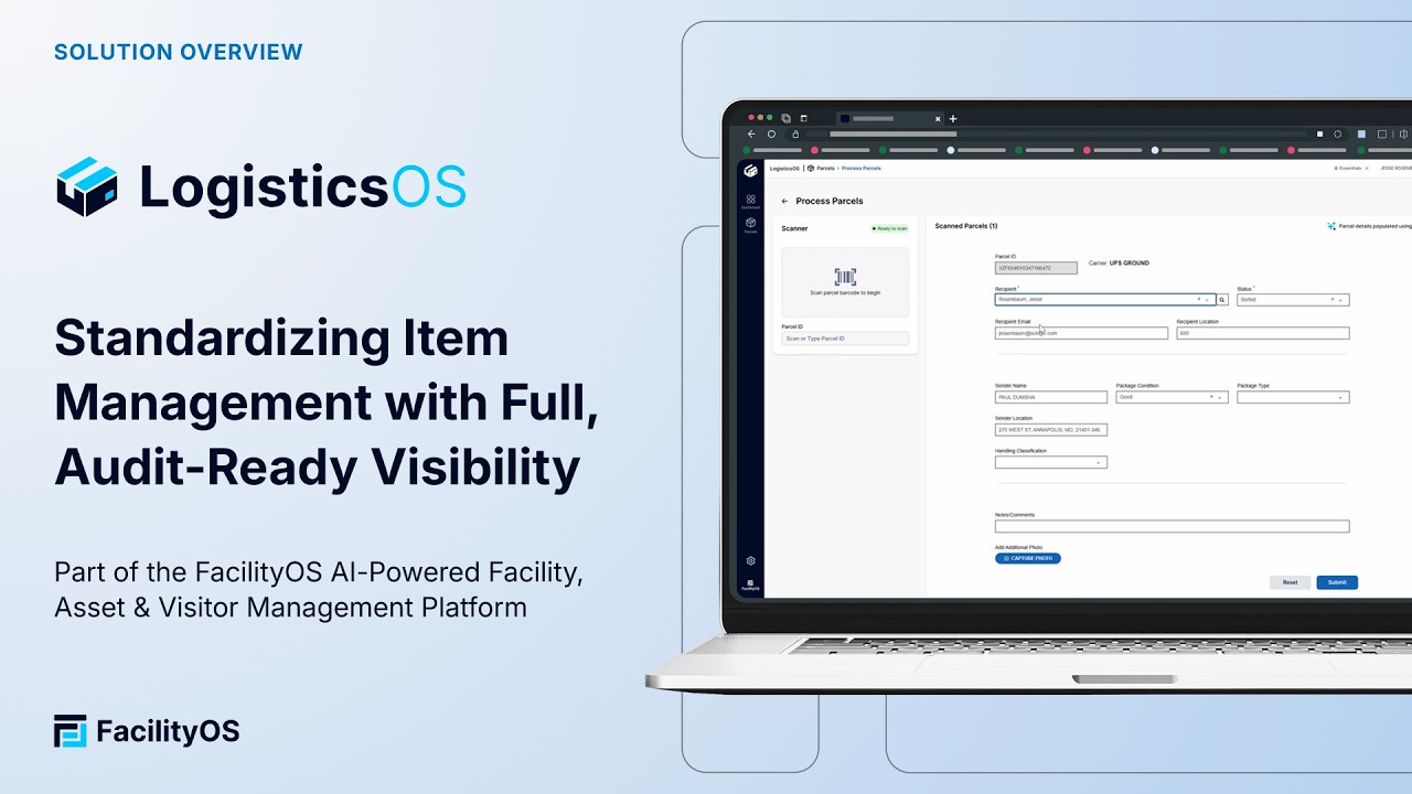 Package & Delivery Management System | LogisticsOS Overview