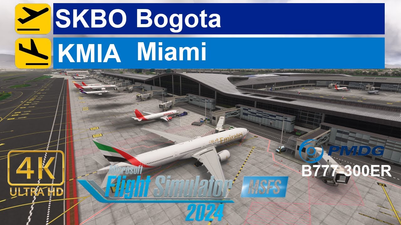 MSFS 2024 || PMDG B777-300ER || Bogota (SKBO) ✈ Miami (KMIA)