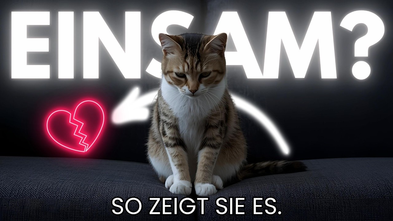 Wie unsere Katzen zeigen, wenn sie einsam sind