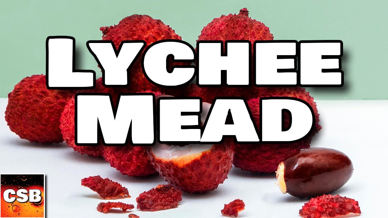 How We Make a LYCHEE Mead - Canned Lychee Honey Wine