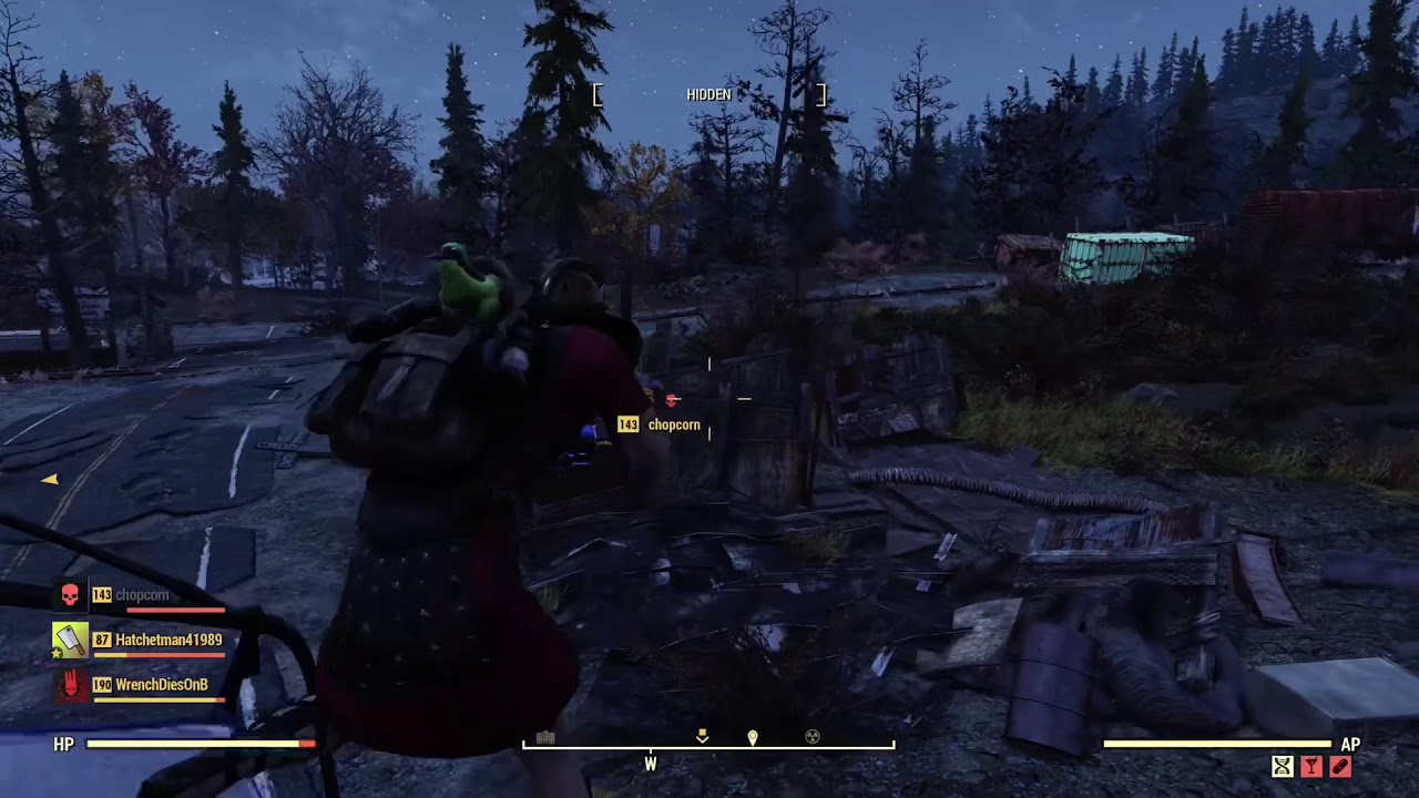 I&rsquo;m a snake, fallout76 sneak build