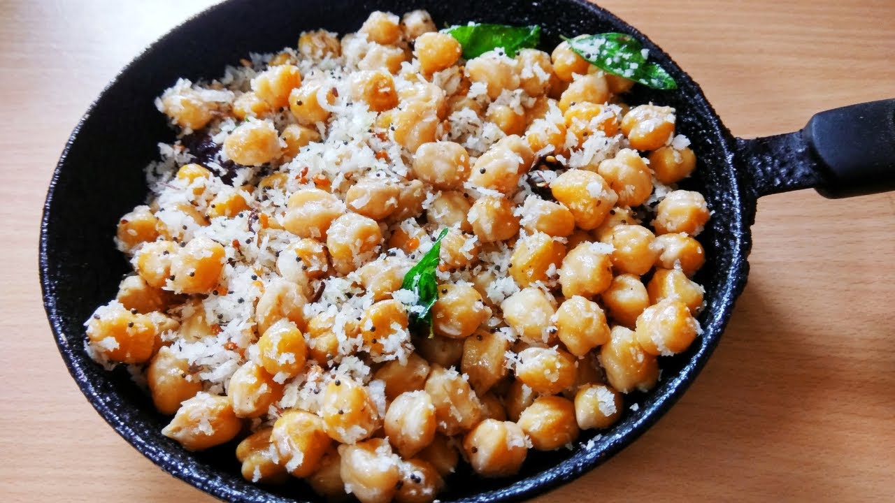 A Healthy, low fat, protein rich snack for Ganesh Chaturthi &ndash; Channa Sundal | Chickpea Sundal