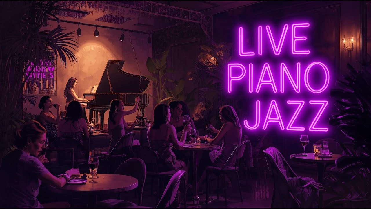 🎹 Smooth Piano LIVE Jazz Session | Relaxed Night Vibes by Purple