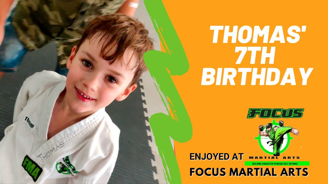 Focus Martial Arts Brisbane & Gold Coast Ninja Karate Kids Party for Thomas