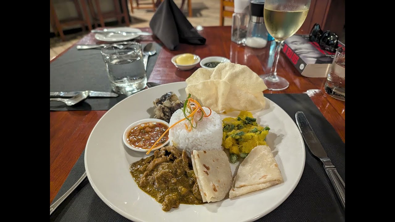 Fiji - Coconut Beach resort.  Just the food, and the music from the boys.  #fijianislands