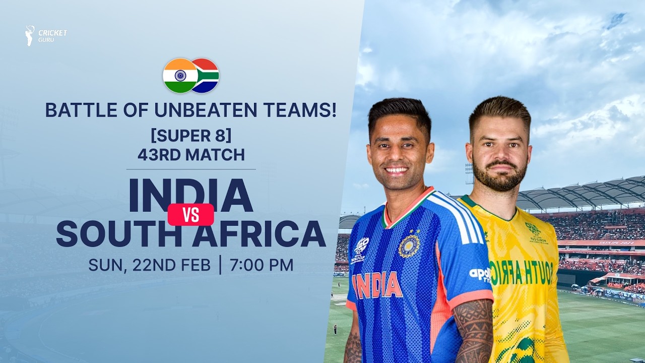 SUPER 8 India vs South Africa Match Preview | T20 WC 2026