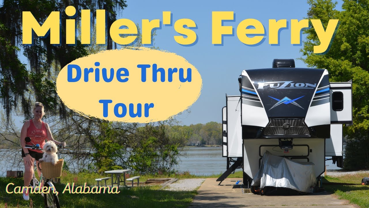 Miller's Ferry COE Campground - Camden, Alabama - Bike Ride Tour
