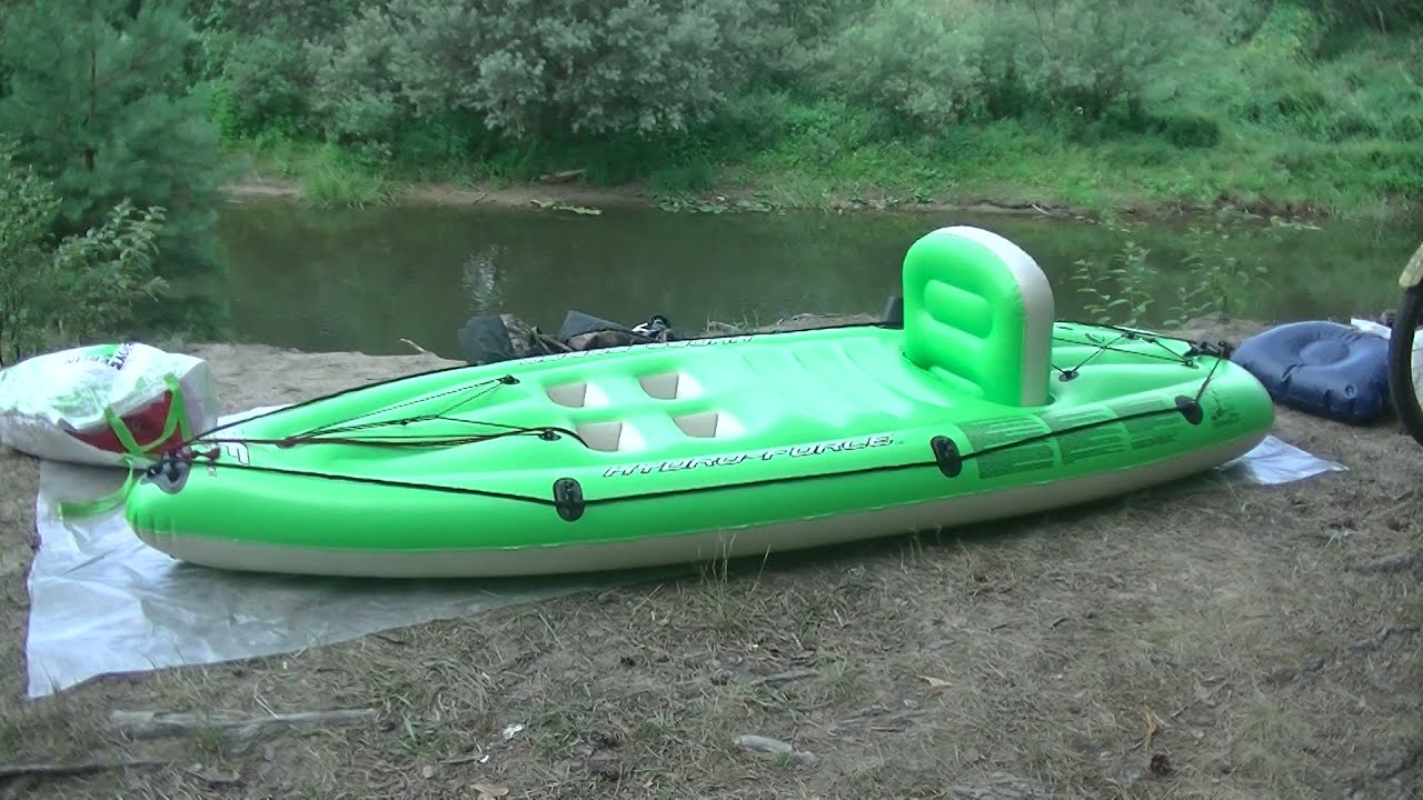 Bestway Hydro Force Модель 65097 Надувная байдарка испытание в реке 25 07 2021