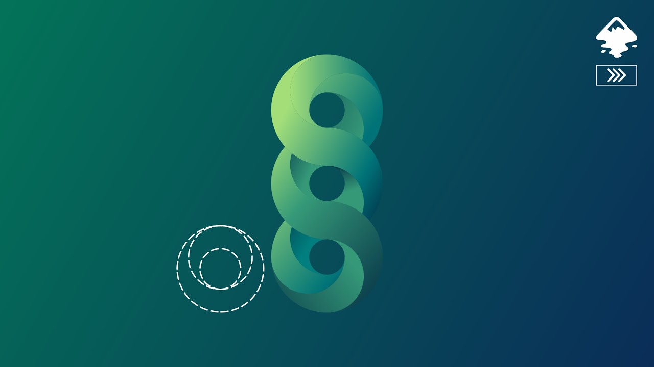 LOOP & TWIST LOGO | Inkscape Speed Art Tutorial