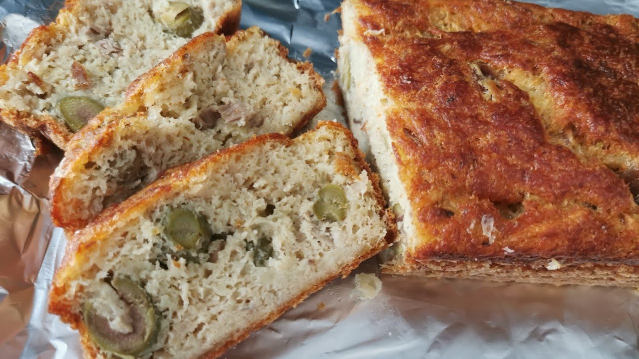 Super recette du cake au olive thon et fromage rapide et simple