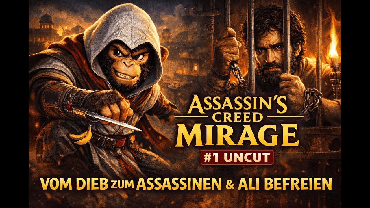 Assassin’s Creed Mirage #1 Uncut – Ausbildung zum Assassinen & Alis Befreiung