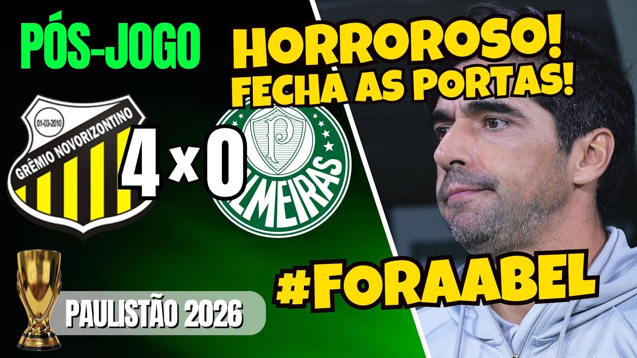 AO VIVO | PÓS-JOGO | NOVORIZONTINO X PALMEIRAS | PAULISTÃO 2026