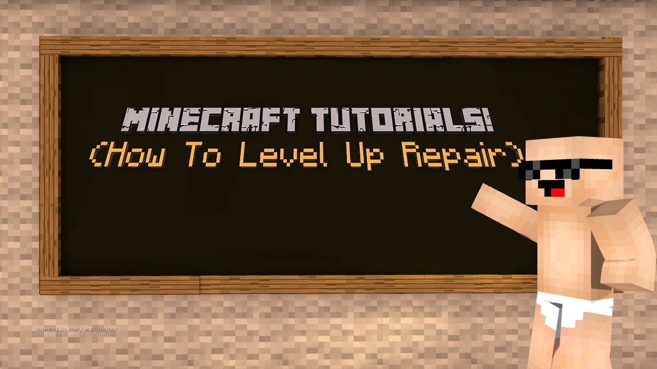 Minecraft Tutorial (McMMO): How To Level Up Repair (Fast Way)