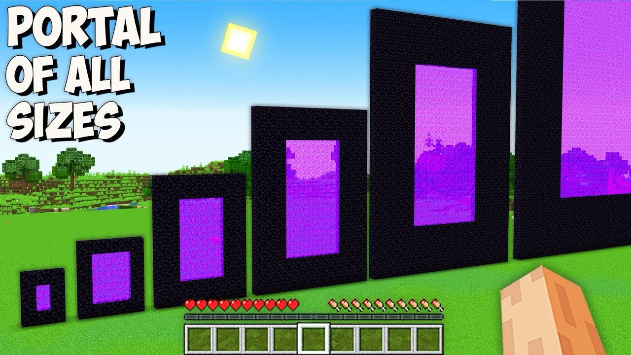I Built the PERFECT Minecraft Nether Portal 😱 | Nether Portal Design Tutorial