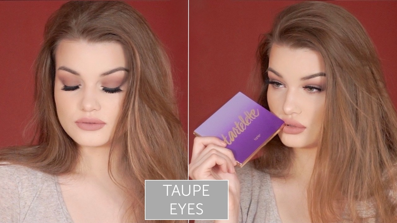 Simple Taupe Makeup Tutorial ft Tartelette Palette