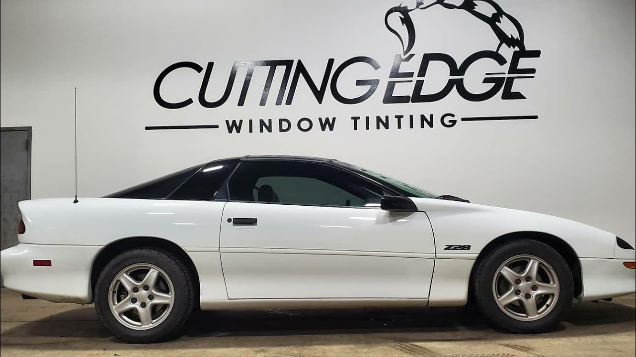 1998 Camaro Back Glass Tinting, shrink 😱😰