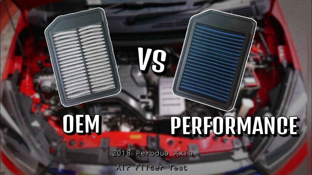 Perodua Axia Air Filter | Stock vs Performance  | 时间测试 04 & 0-100 km/h Tutorial Change Air Filter