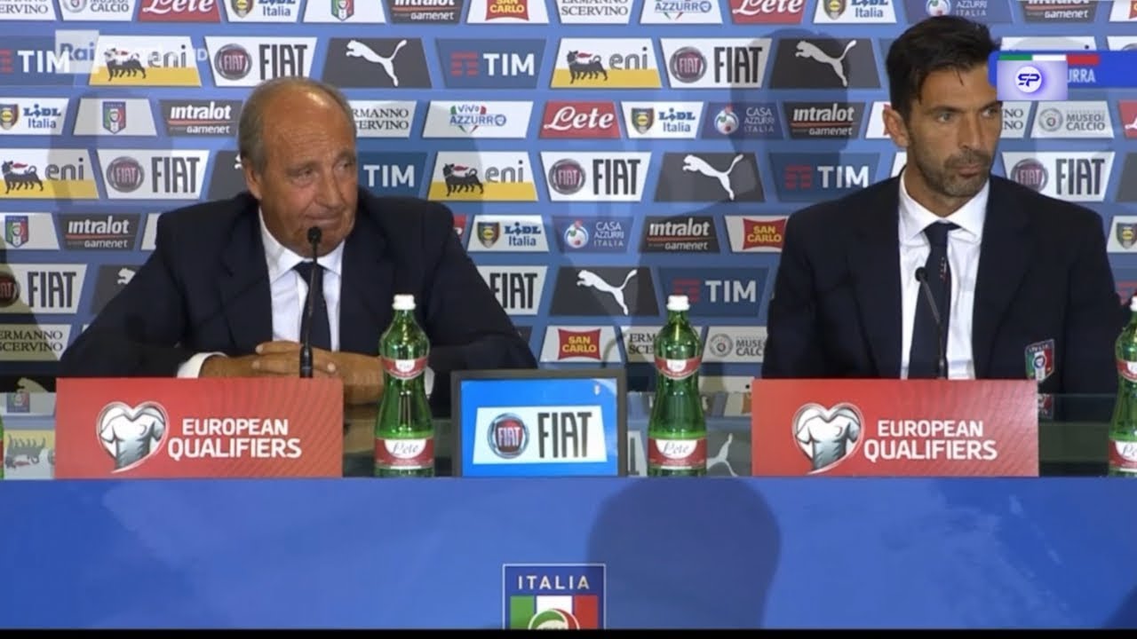 ITALIA vs Israele 5 set 2017:Le dichiarazioni del ct #Ventura e del Capitano #Buffon