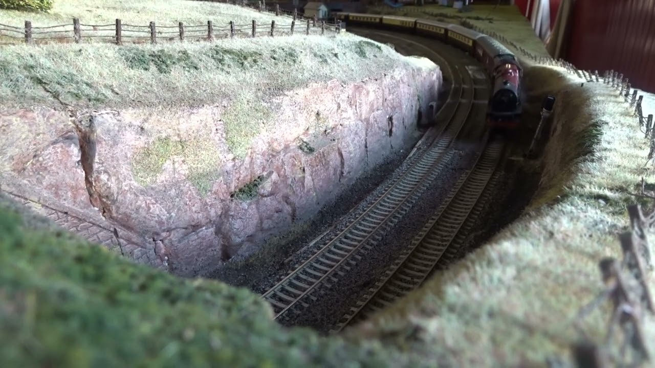 B.M.Rly.S: The HORNBY is, No.6201 'Princess Elizabeth', was running on OO Gauge Layout. (V3)