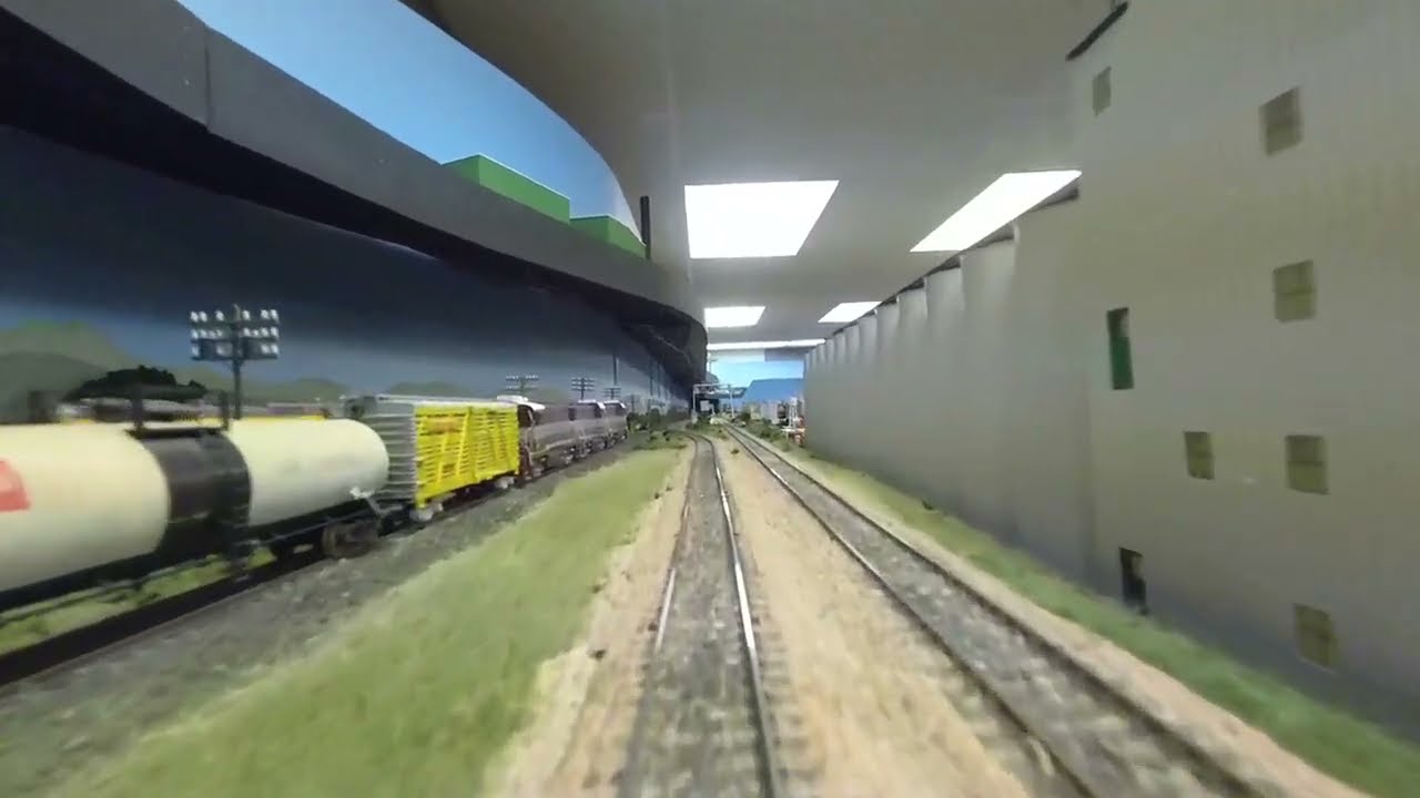 Butte Mine & Eastern HO Scale Railroad Cab Ride - Omaha to Powder River