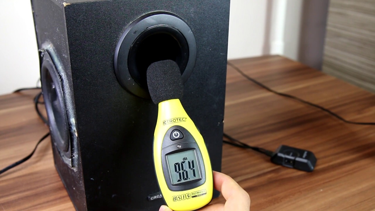 How to remove Creative Inspire M2600 a grill + subwoofer excursion bass test