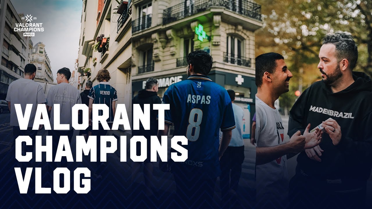 ESTAMOS PRONTOS PRO CHAMPIONS! 🏆🇫🇷 | VLOG VALORANT CHAMPIONS 2025 #1 - PARIS