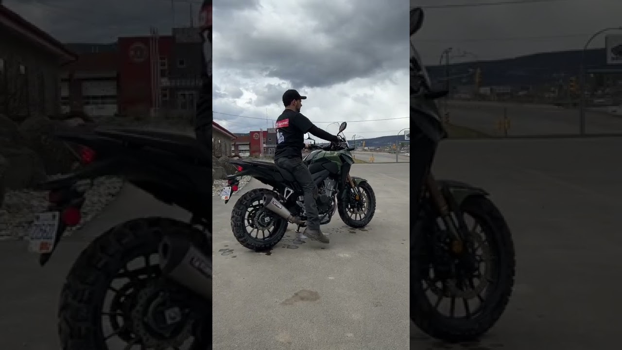 ТЕСТ ЗВУКА 2022 CB500X с выхлопной системой Scorpion