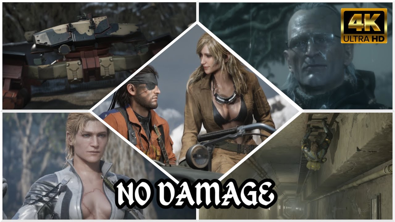 Metal Gear Solid Delta: Snake Eater - All Bosses (No Damage/Extreme/Non-Lethal) + All Ocelot Endings