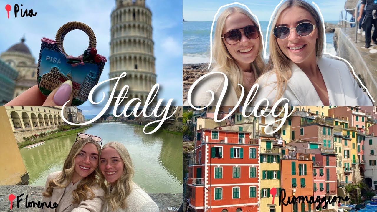 Italy Vlog | Pisa | Florence | Cinque Terre🇮🇹🍕🍝