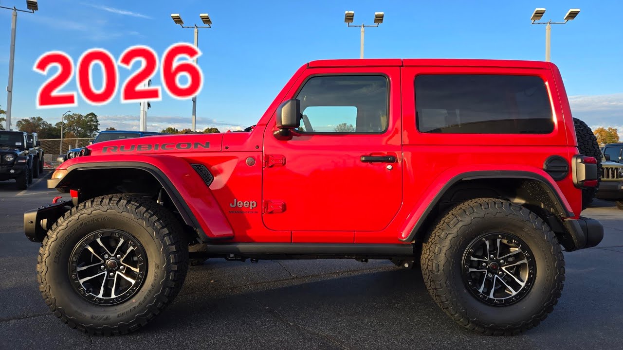 ПЕРВЫЙ ВЗГЛЯД: Jeep Wrangler RUBICON X 2026 года (2 двери) с 35-дюймовыми шинами!
