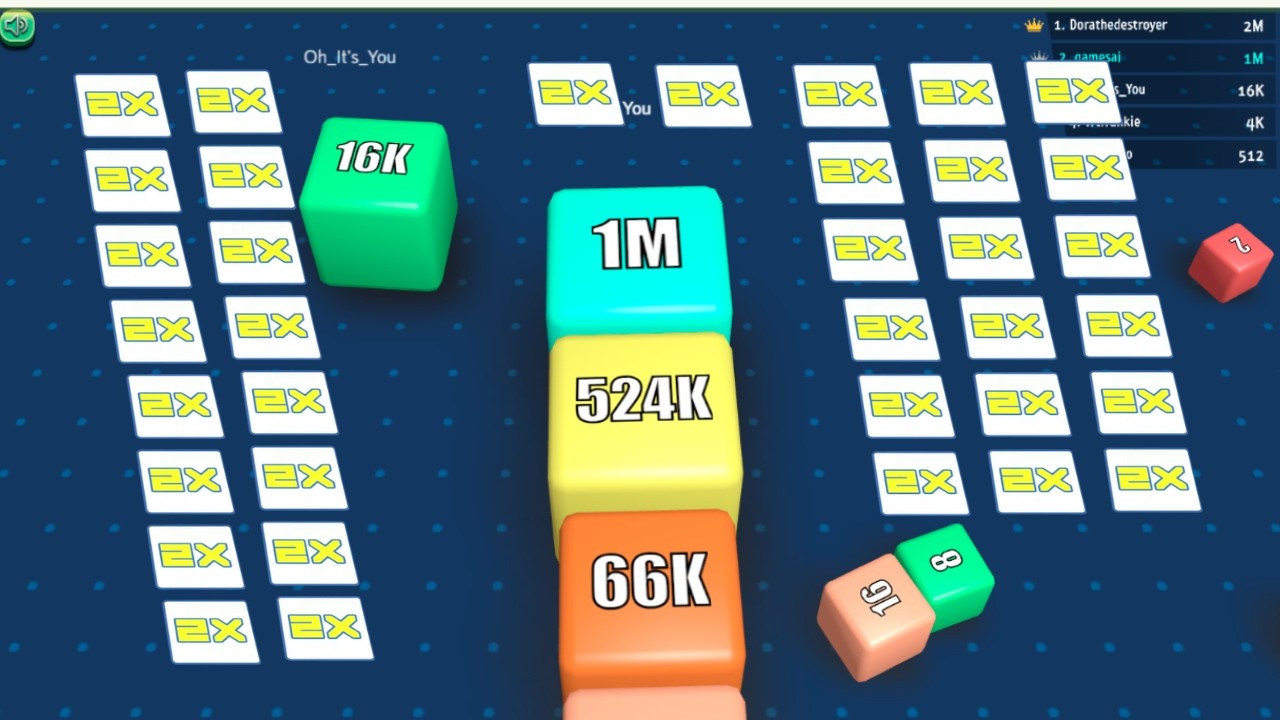 Cubes 2048.io | Best Ever 1 Million Gameplay with 2X!
