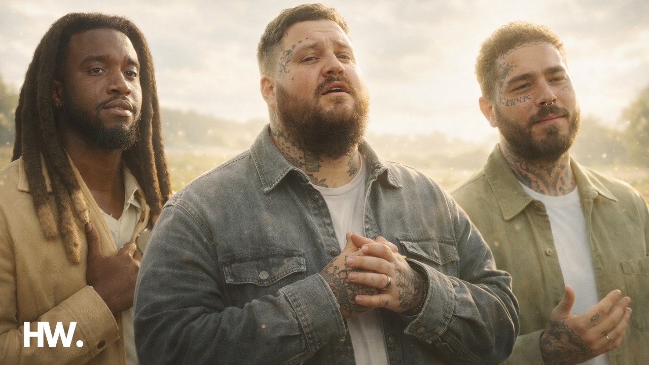 Jelly Roll ft. Shaboozey & Post Malone - Whiskey Prayer  (Official Fan Made Music Video)