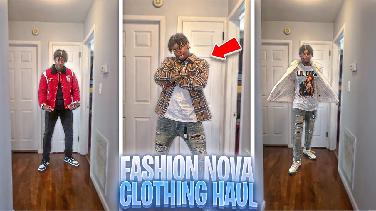 САМАЯ ДОРОГАЯ ПРИМЕРКА МУЖСКОЙ ОДЕЖДЫ FASHION NOVA! *ЗИМНИЙ ВЫПУСК* ❄️