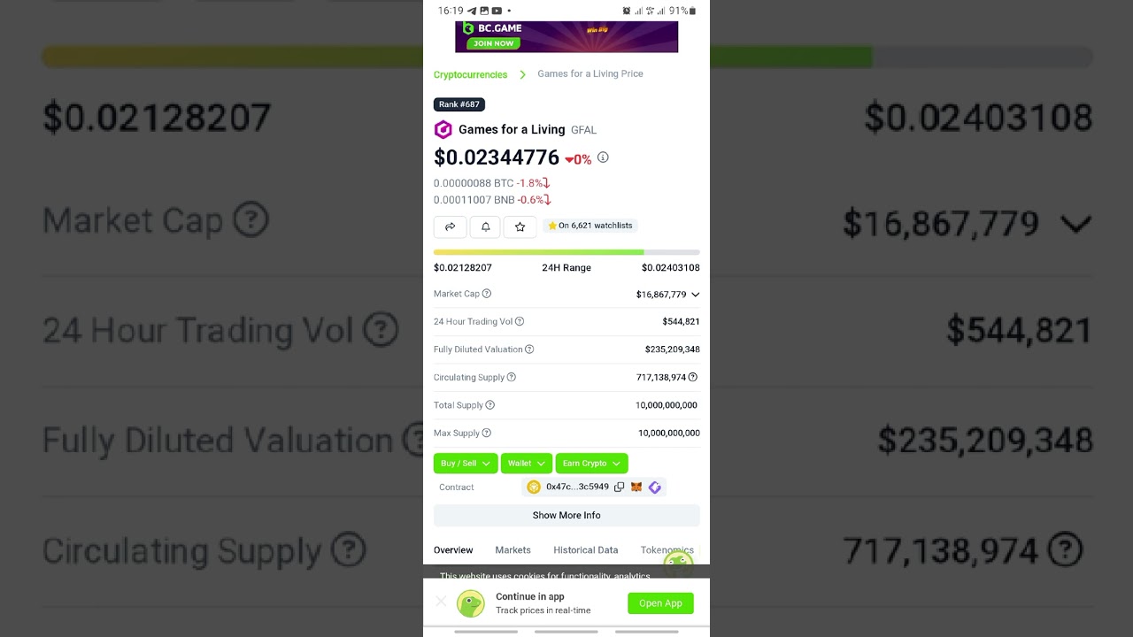 GFAL 10 YEAR PLAN SILENCES ALL THE FUD..GAMES FOR LIVING CRYPTO