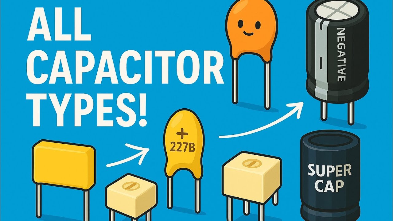 All Types of Capacitors Explained | Complete Electronics Guide