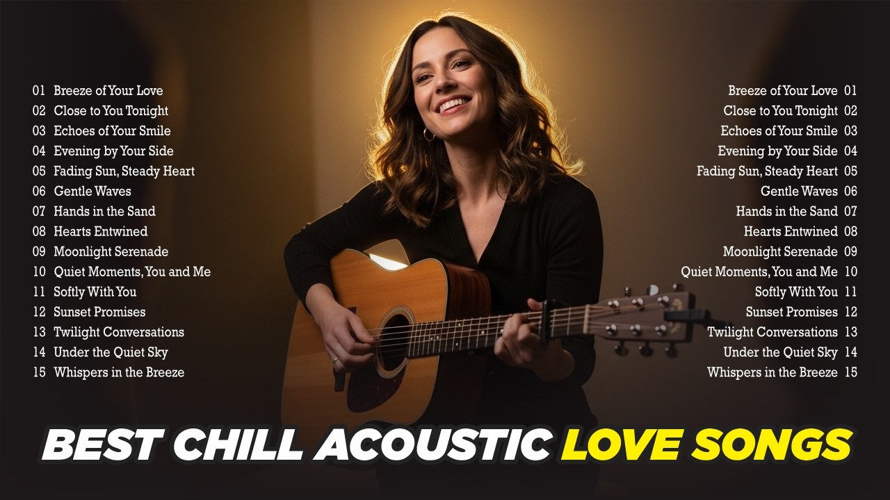 Relaxing Western Pop Ballad Covers   Chill Acoustic Playlist for Working, Studying, & Deep Focus 05