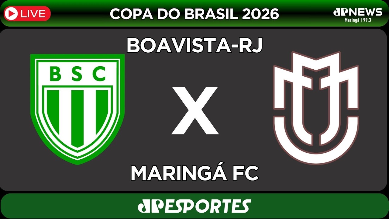 🔴#AOVIVO: Boa Vista-RJ vs Maringá FC | 24/02/2026 | #COPADOBRASIL