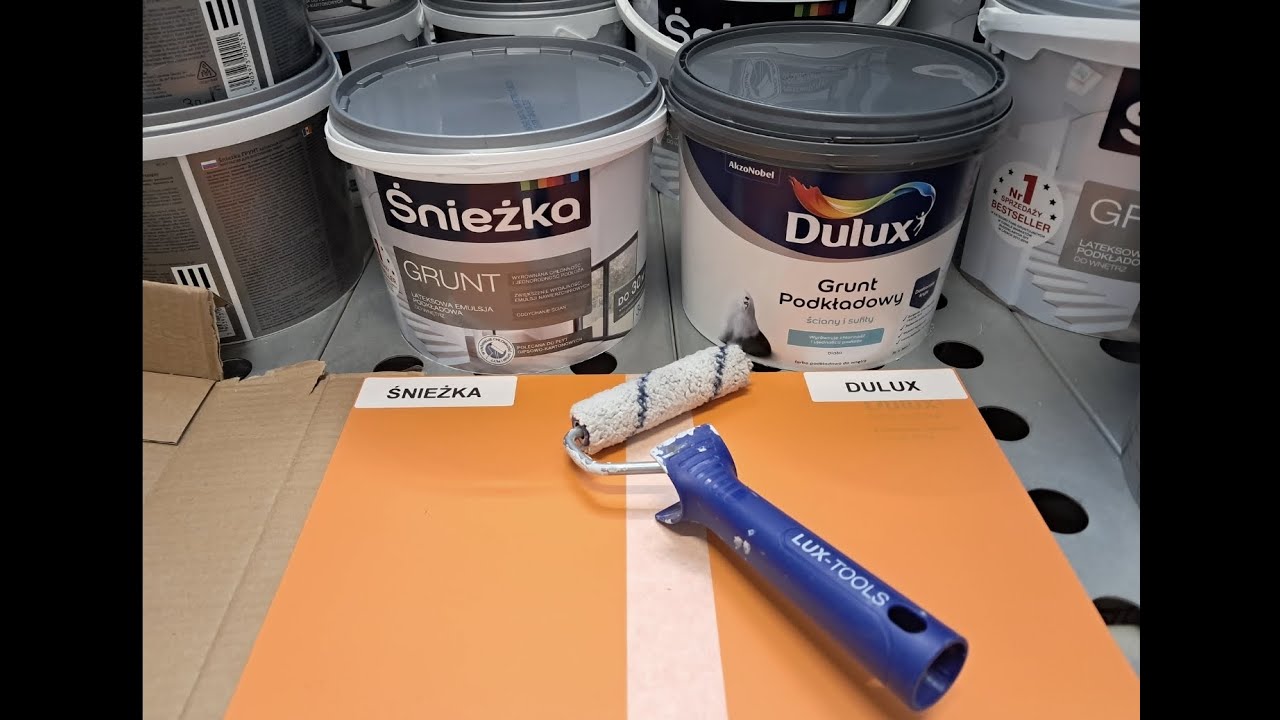 Który grunt podkładowy lepszy Śnieżka czy Dulux