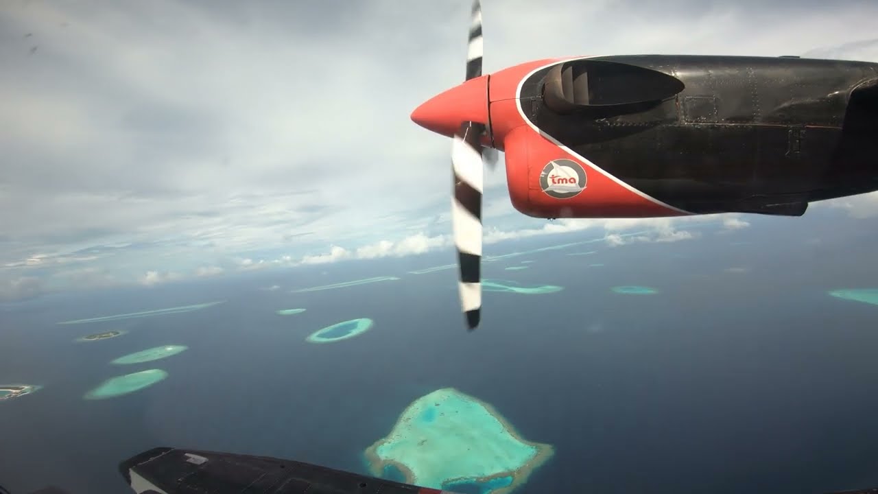 Maldives Seaplane (St. Regis Maldives Vommuli Resort to Malé) 10X Timelapse