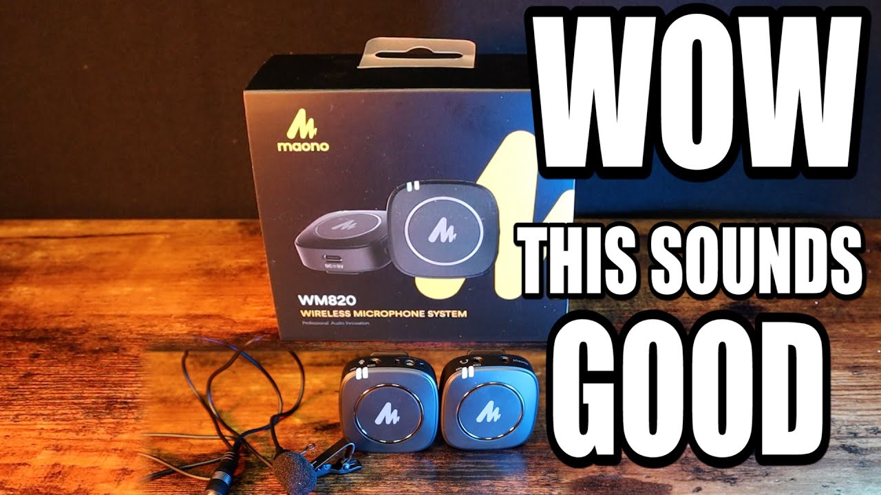 Best budget wireless microphone of 2021=Maono WM820
