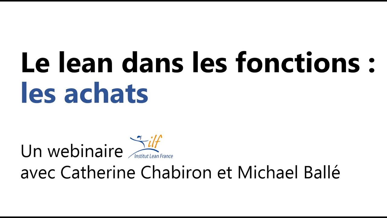 Le Lean dans les Fonctions : les Achats