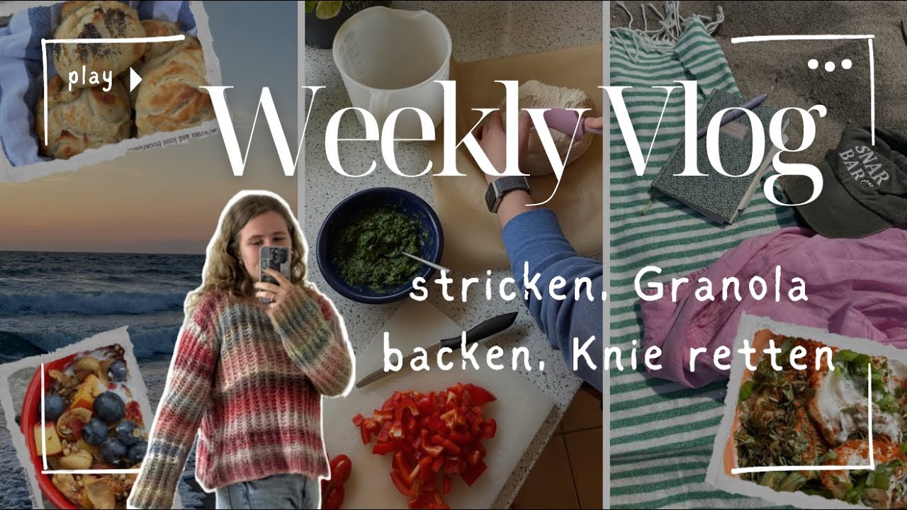 Zurück in den Alltag - stricken, Granola backen und Sportroutine // Madita
