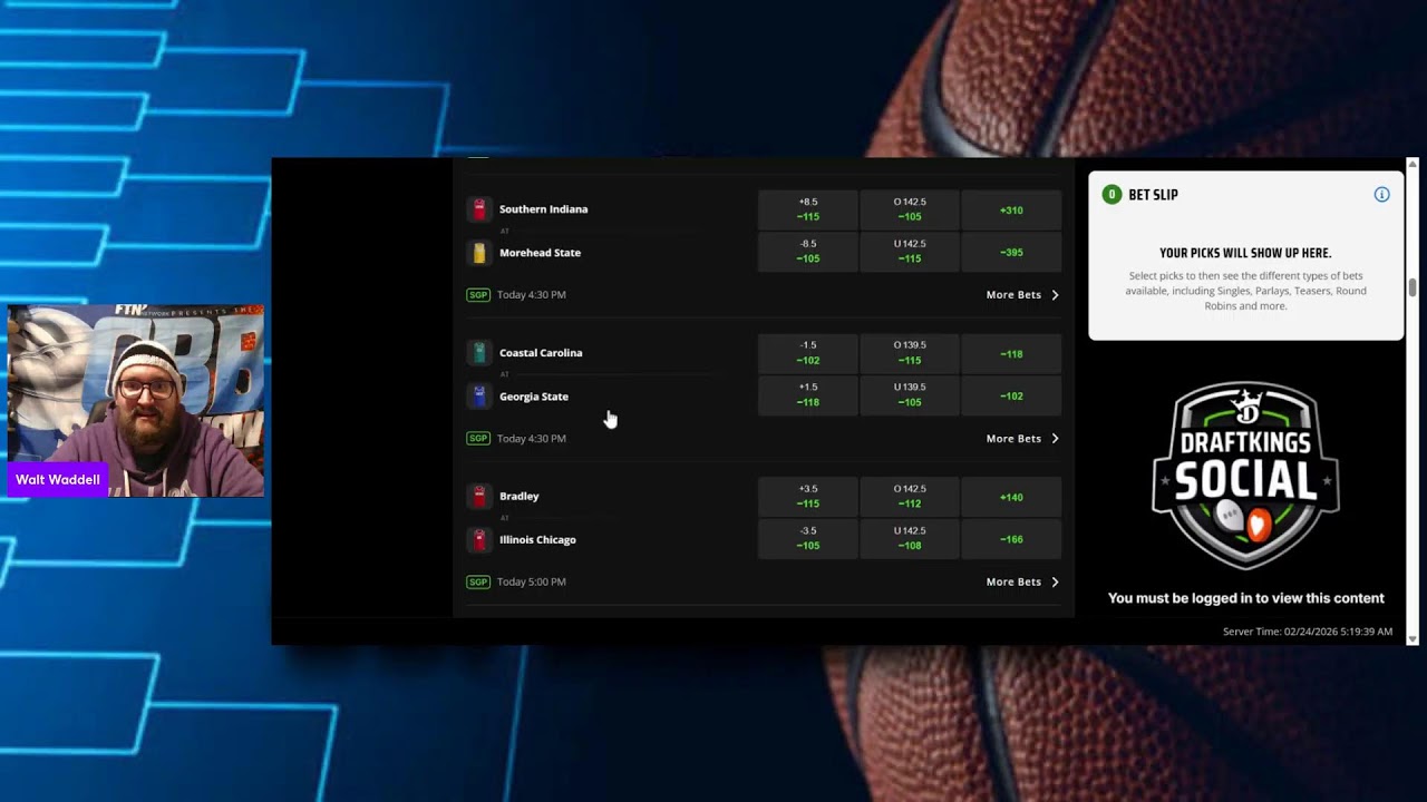 CBB DFS & Best Bets Breakdown For Tuesday 2-24-26