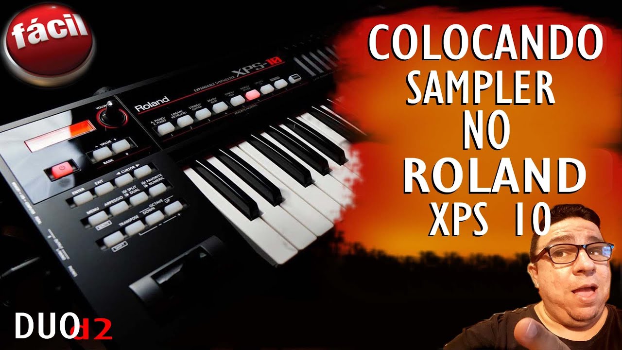 COLOCANDO SAMPLER NO ROLAND - XPS10
