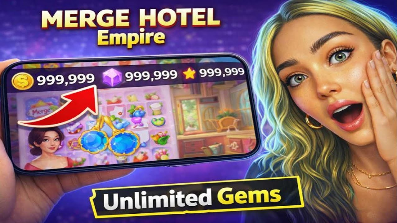 Merge Hotel Empire MOD 2026 &mdash; How to Get Unlimited Gems